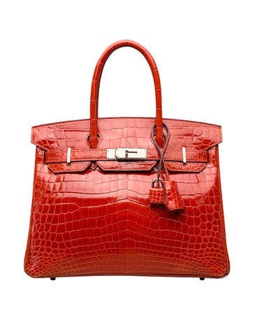 Shiny Porosus Crocodile Birkin 30