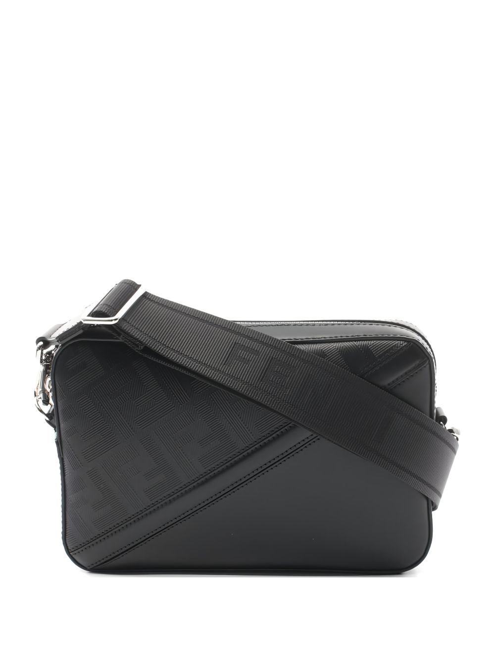 2020s Zucca leather messenger bag