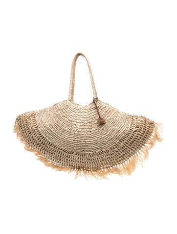 Cult Gaia Raffia Shoulder Bag