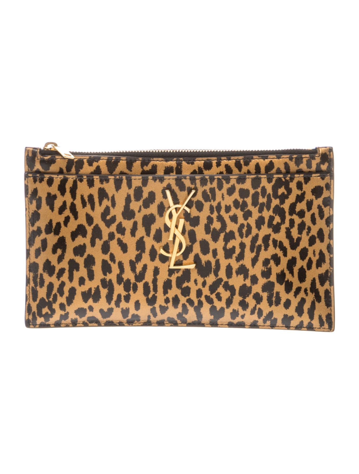 Saint Laurent Leather Clutch