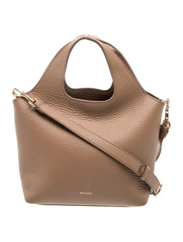 Leather Top Handle Bag
