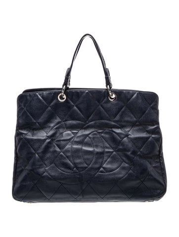 XL Caviar Timeless Shopper Tote