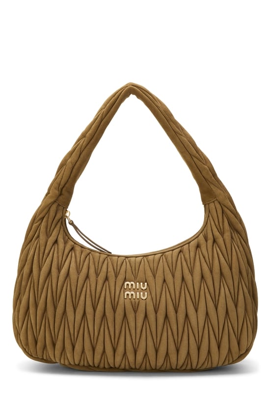 Brown Suede Wander Hobo Bag Maxi