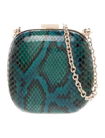 Snakeskin Mini Clutch