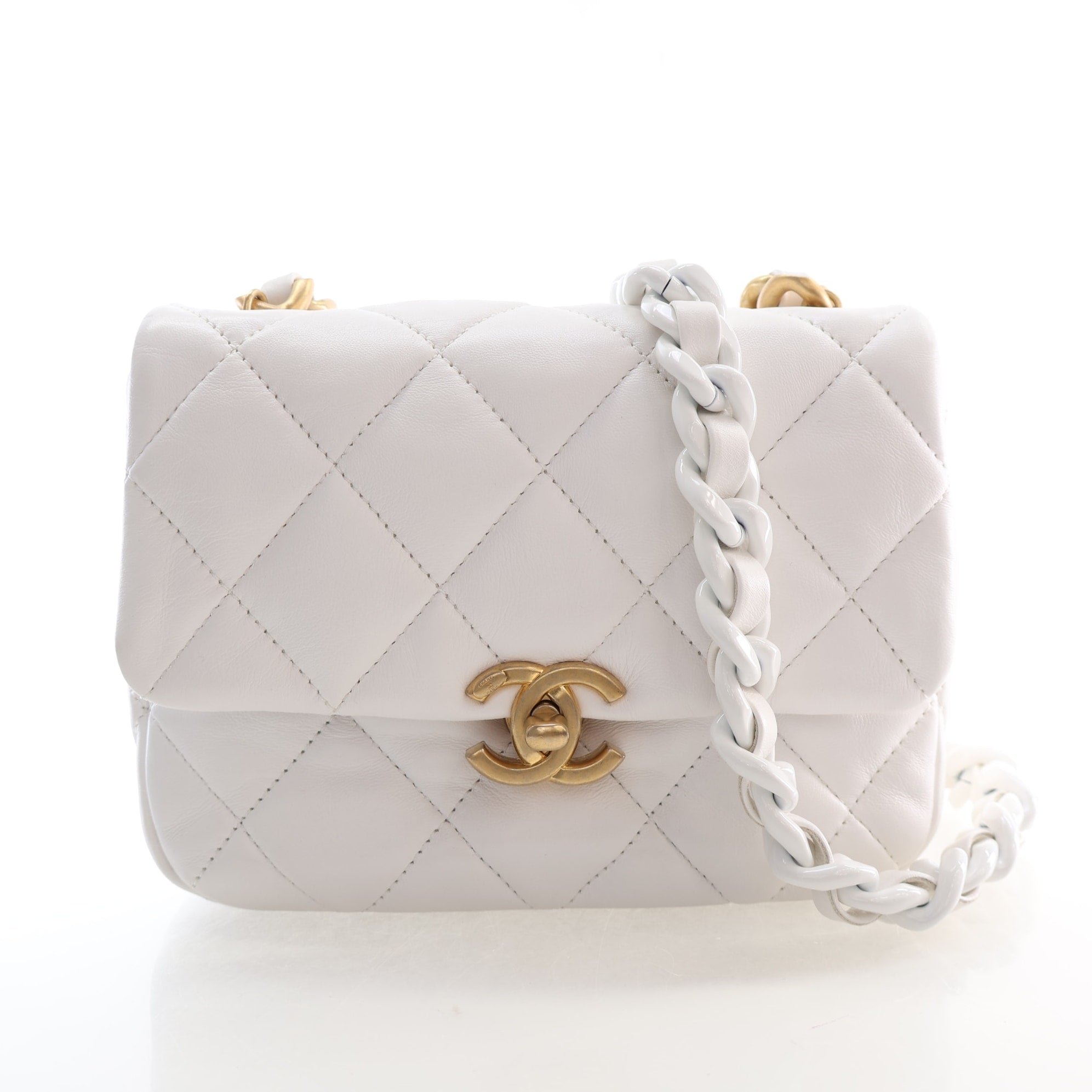 Chanel Mini Lambskin Candy Chain Flap Bag