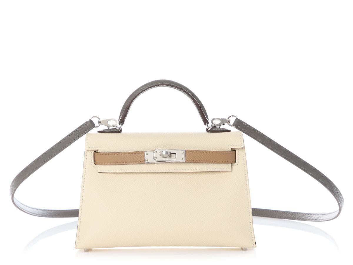 Hermes Hermès Mini Tricolor Epsom Kelly 20