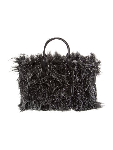 Faux Fur Top Handle Bag w/ Tags