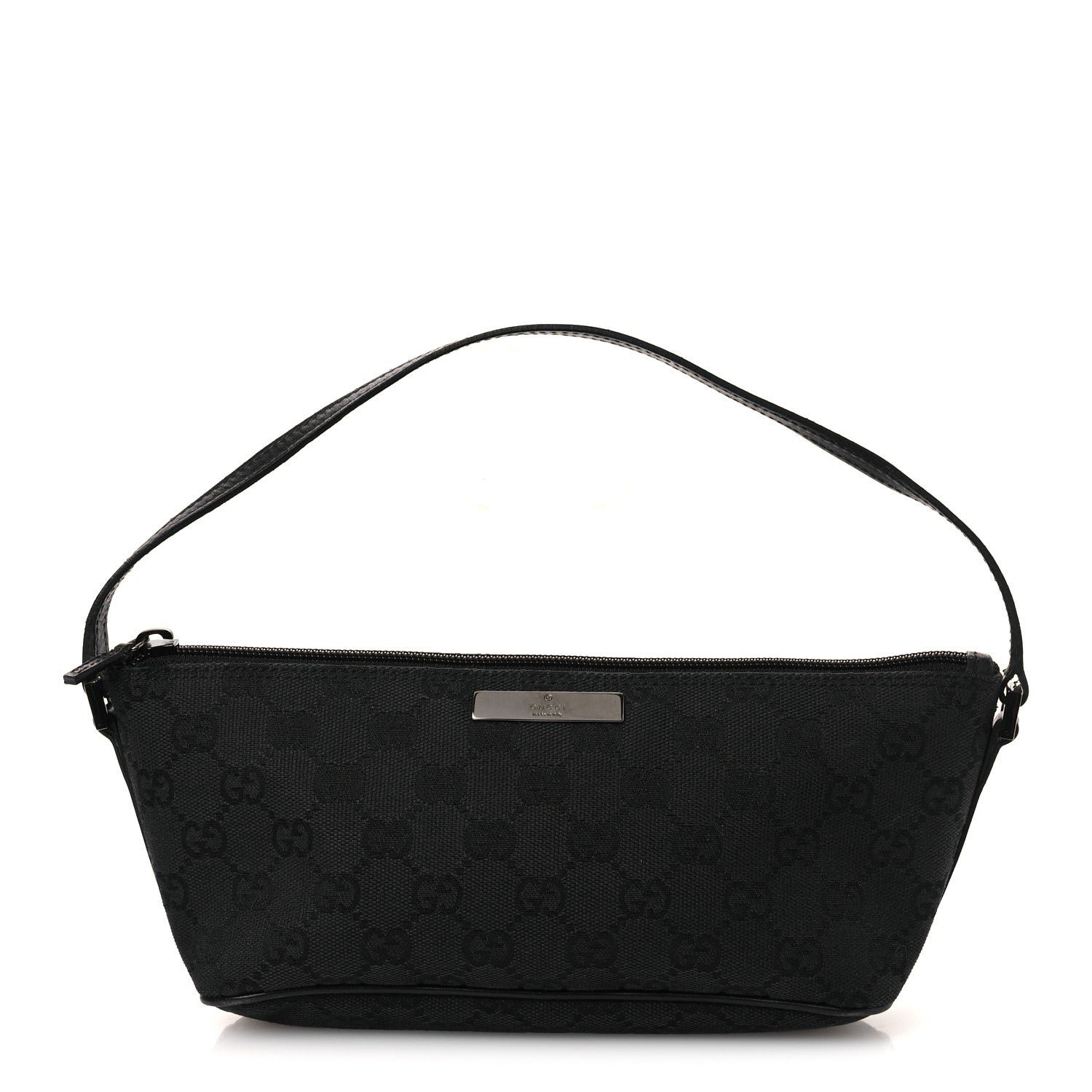 Gucci Monogram Boat Pochette Black
