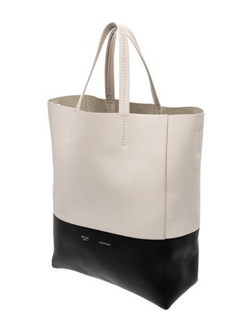 Leather Vertical Cabas Medium
