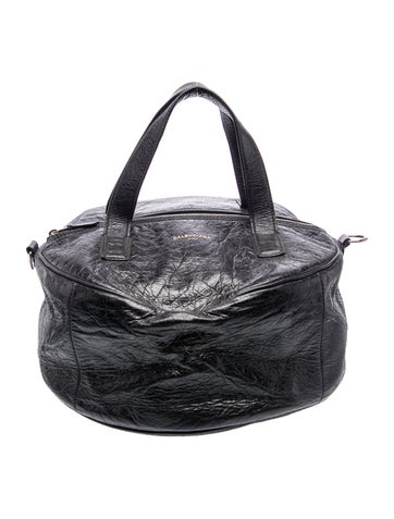 Leather Top Handle Bag