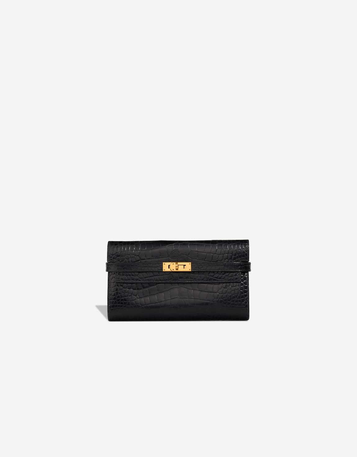 
		Kelly Long Wallet Alligator Mississippi Black    