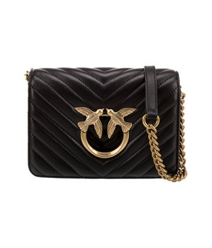 Pinko Leather Shoulder Bag
