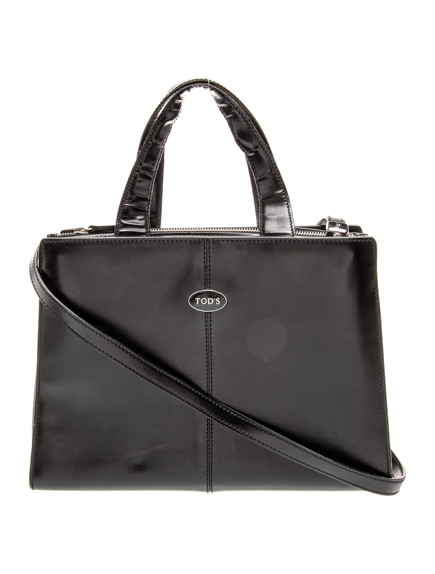 Leather Top Handle Bag