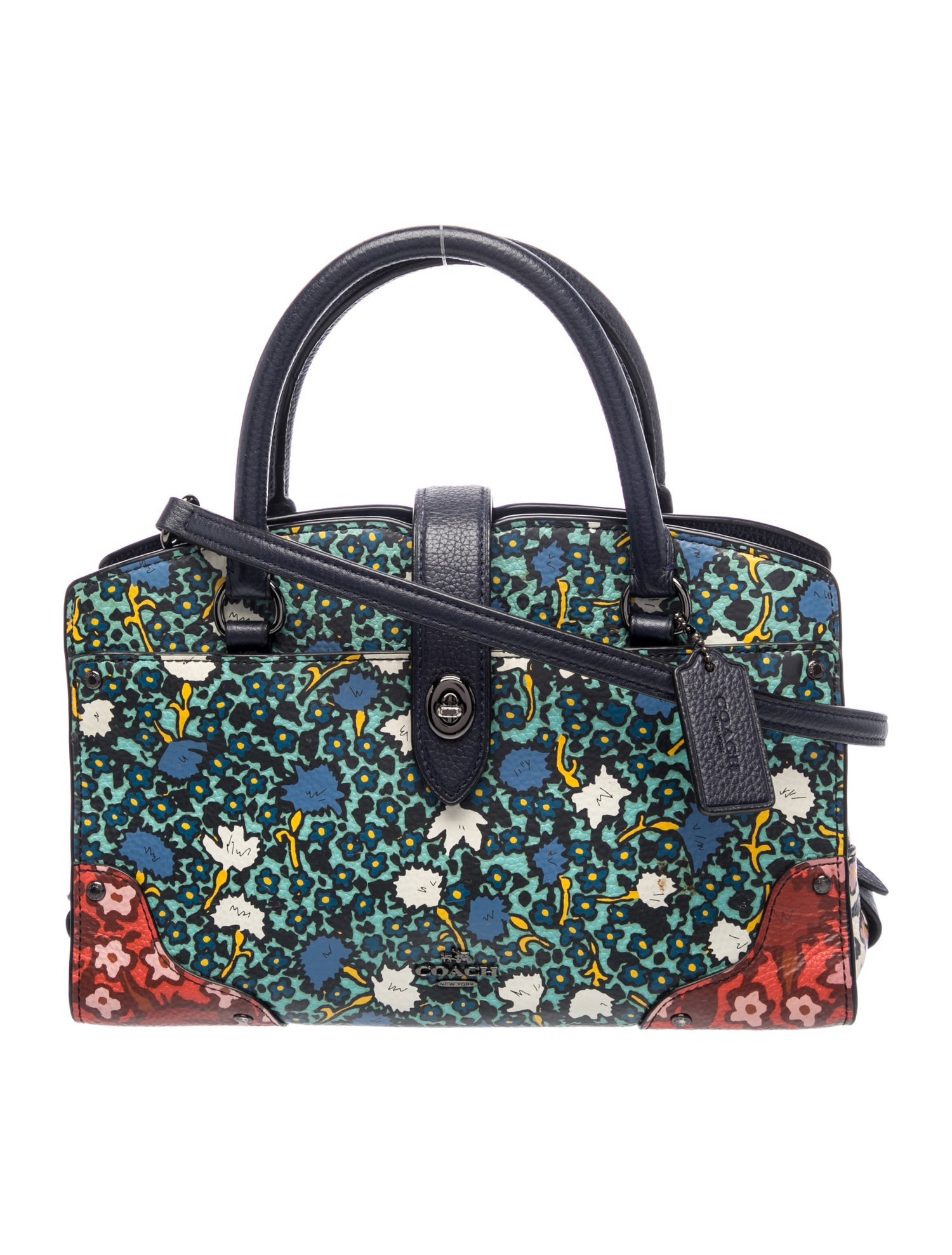 Leather Top Handle Bag