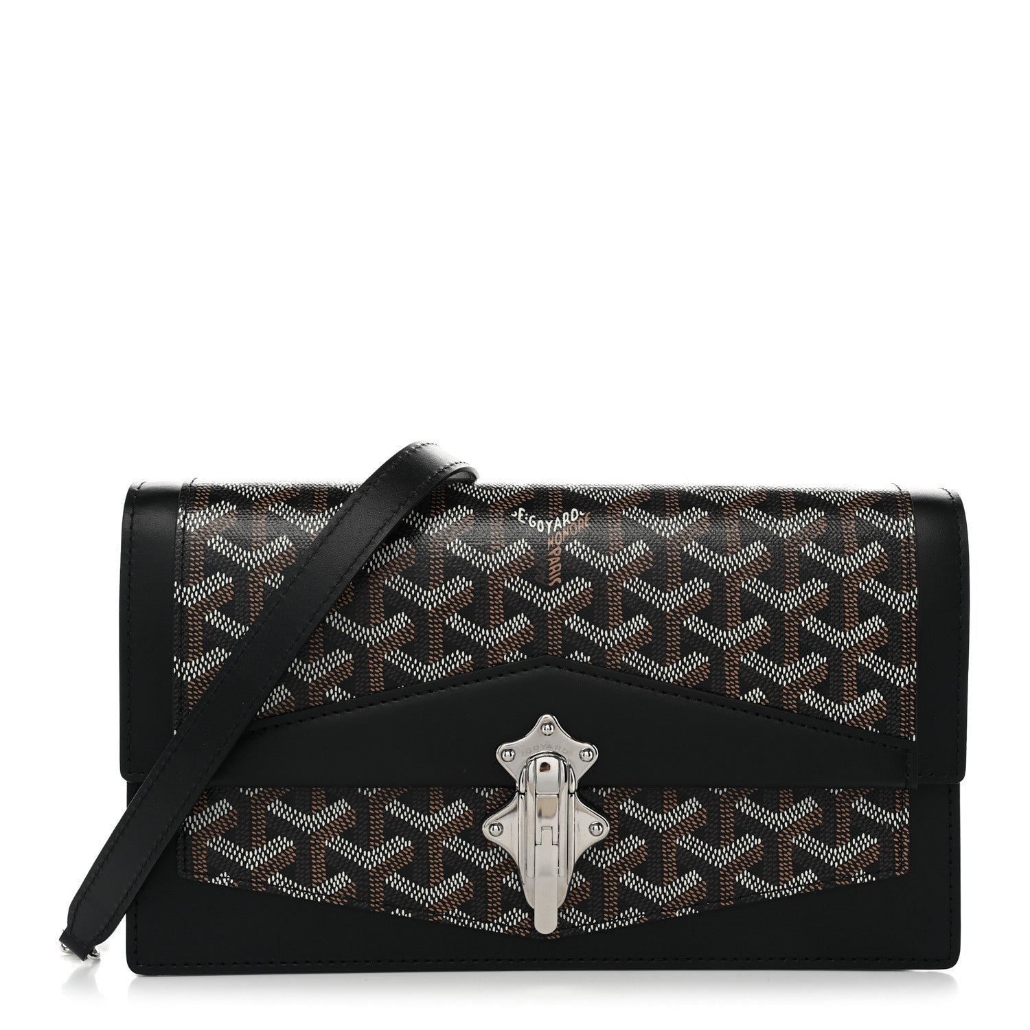 Goyard Goyard Goyardine Duchesse Marie-Caroline Bag Black Gold