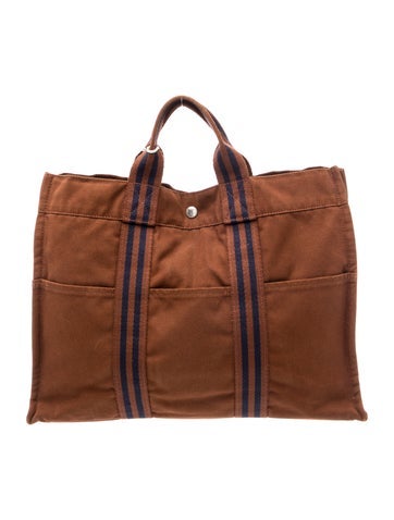 Hermes Toile Fourre-Tout MM