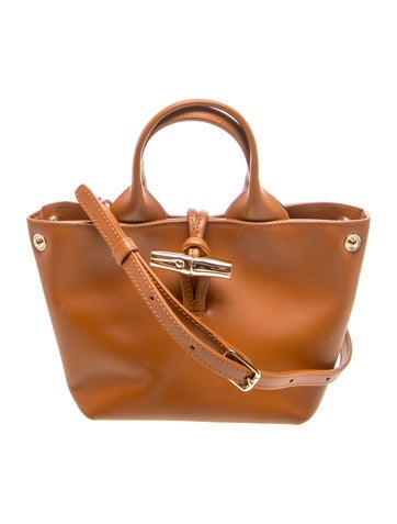 Leather Top Handle Bag