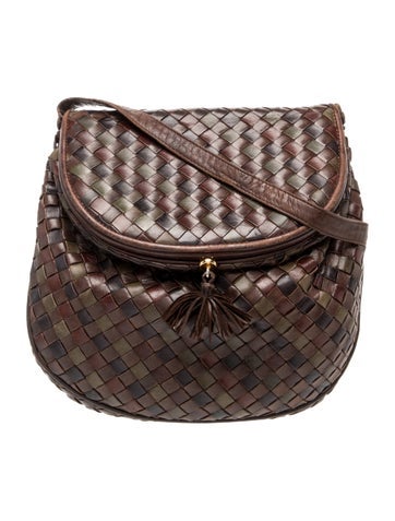 Intrecciato Crossbody Bag Vintage