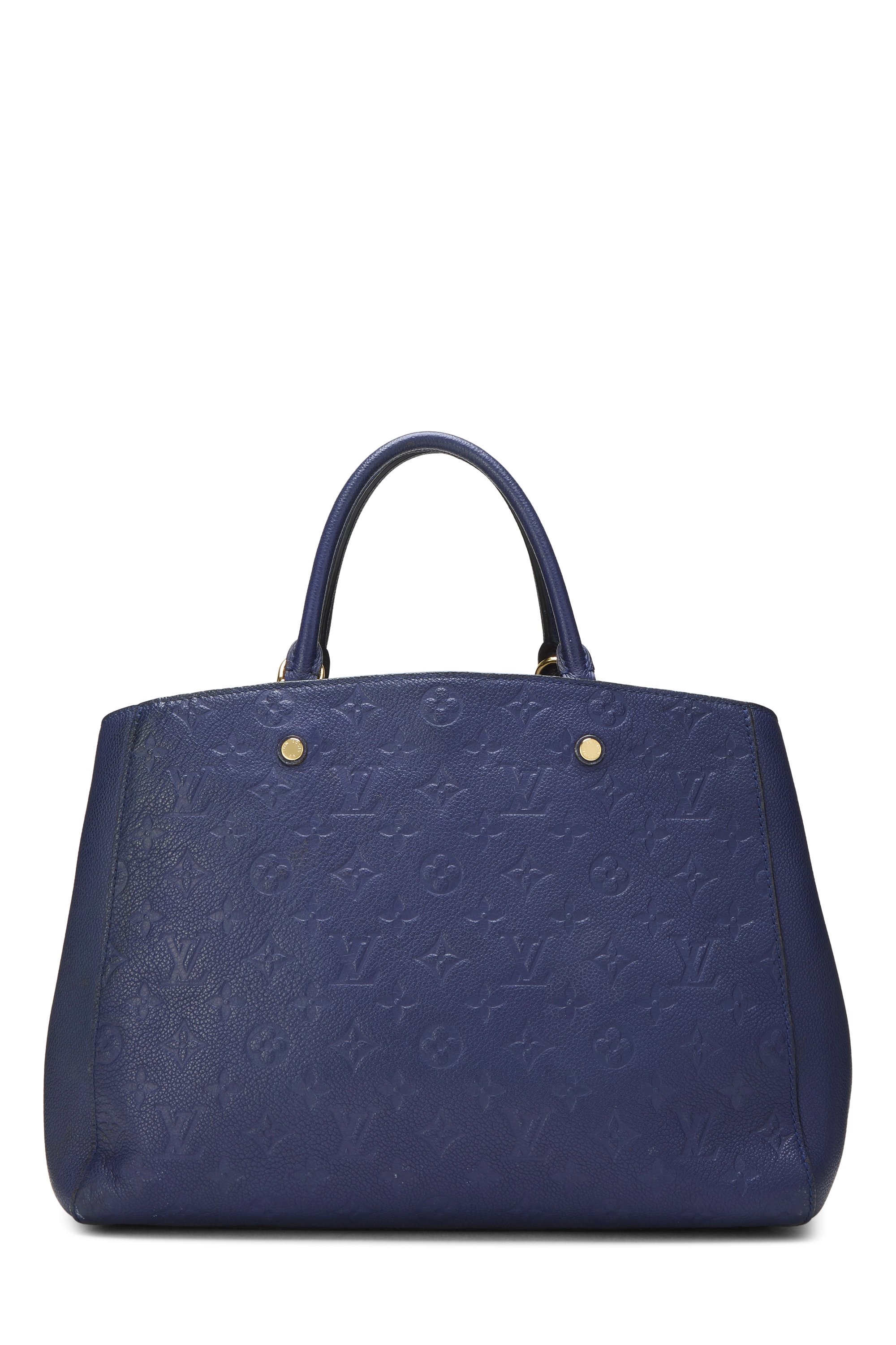 Blue Monogram Empreinte Montaigne GM