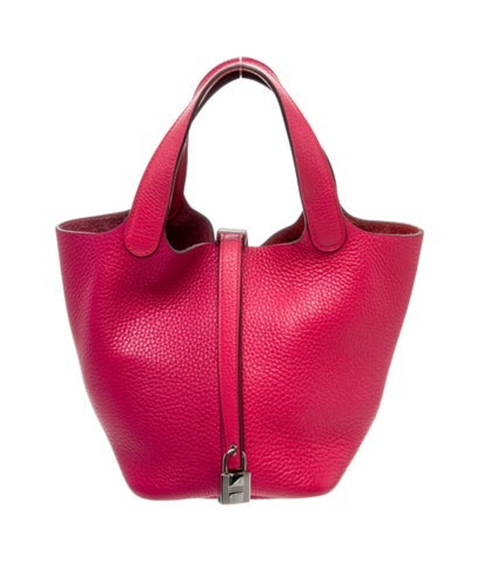 Hermes Clemence Casque Picotin Lock 18