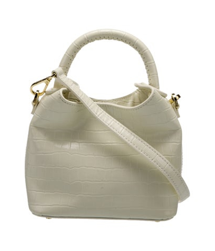 Elleme Embossed Leather Top Handle Bag