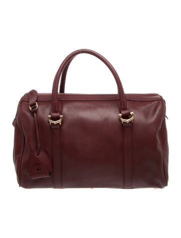 Leather Top Handle Bag