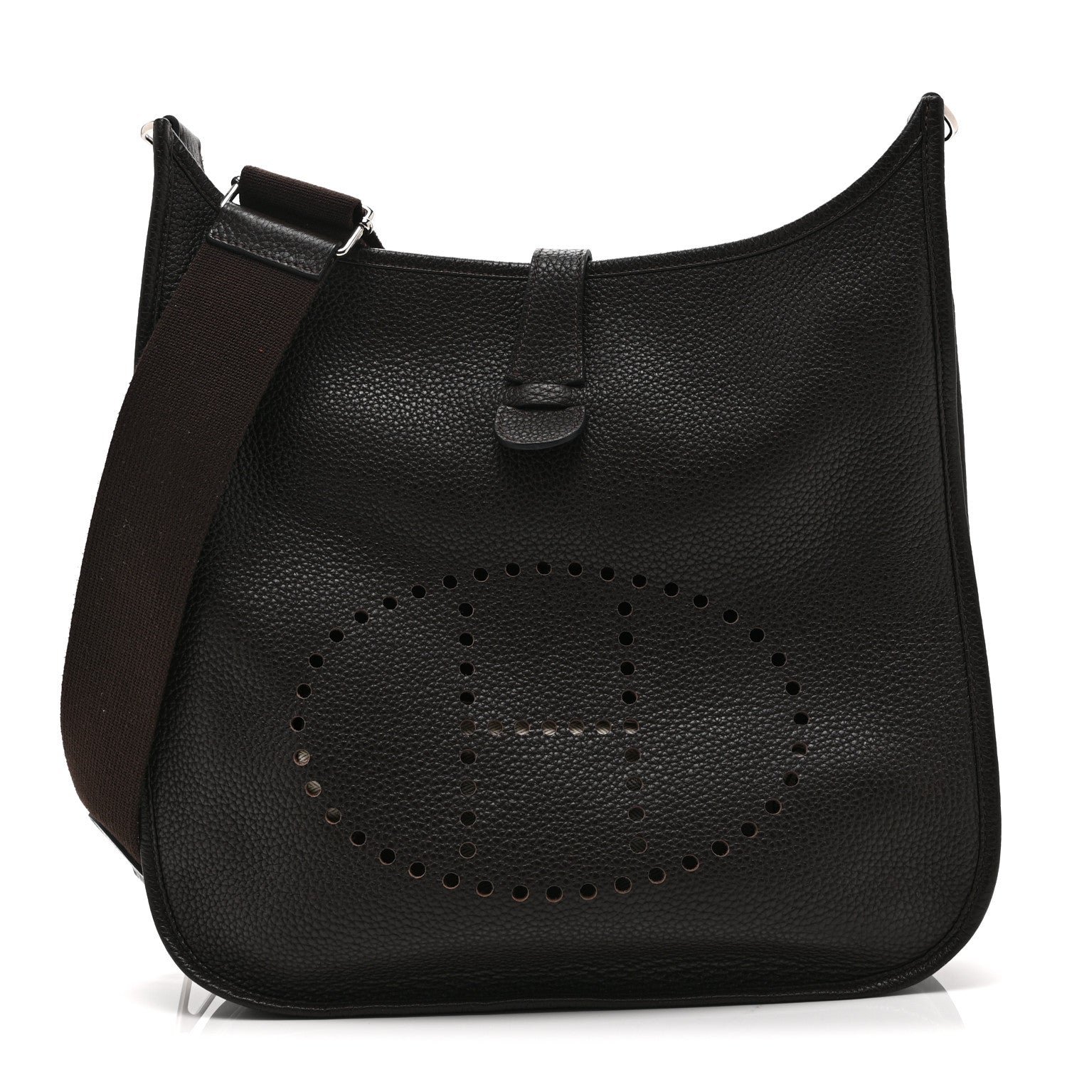 Hermes Taurillon Clemence Evelyne III GM Cafe