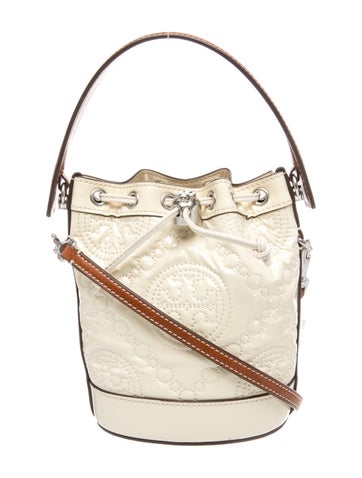 Patent Leather Bucket Bag