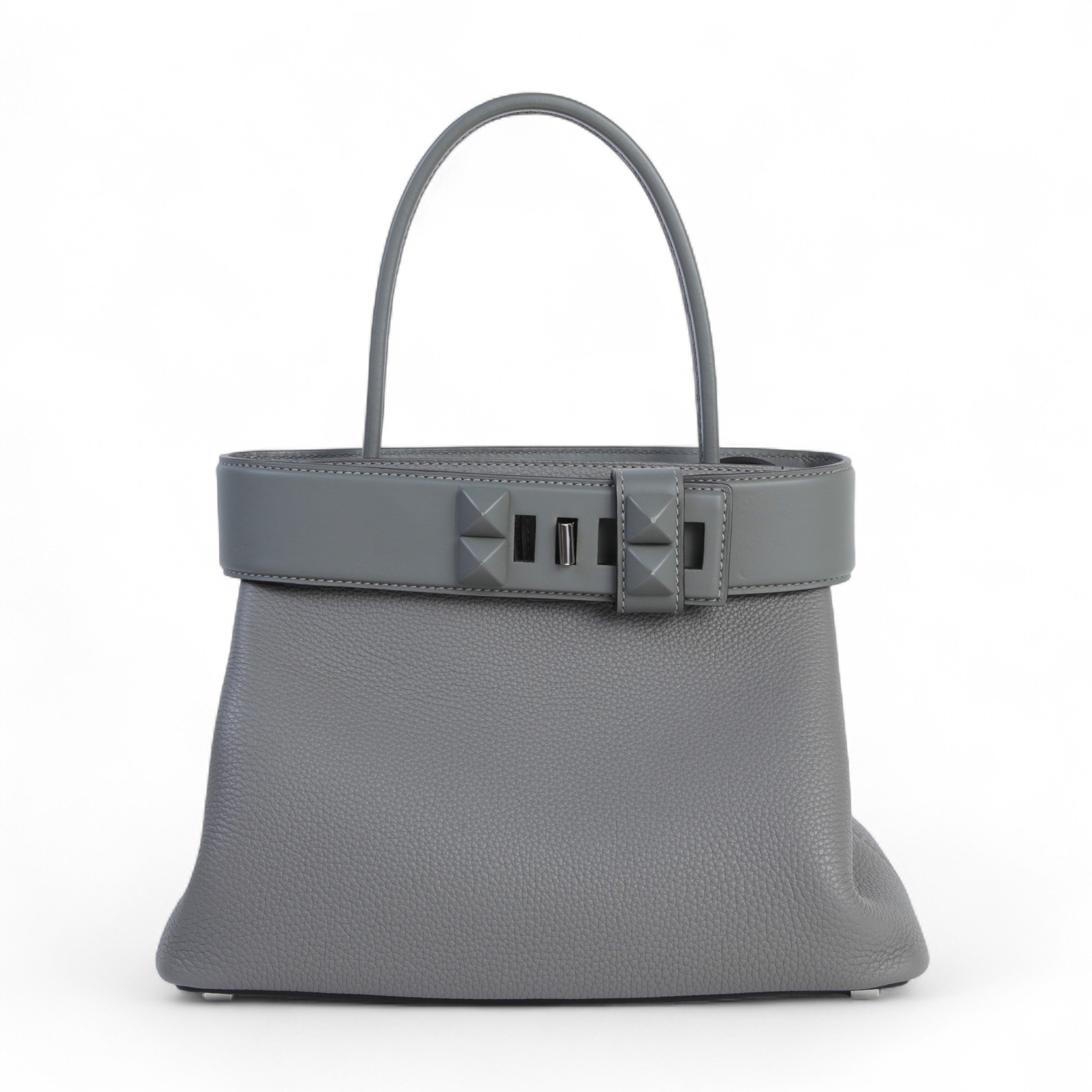 Very Good ( Rank A) HERMÈS Medor bag Gris Meyer (0L) Togo Swift Palladium hardware W (2024)