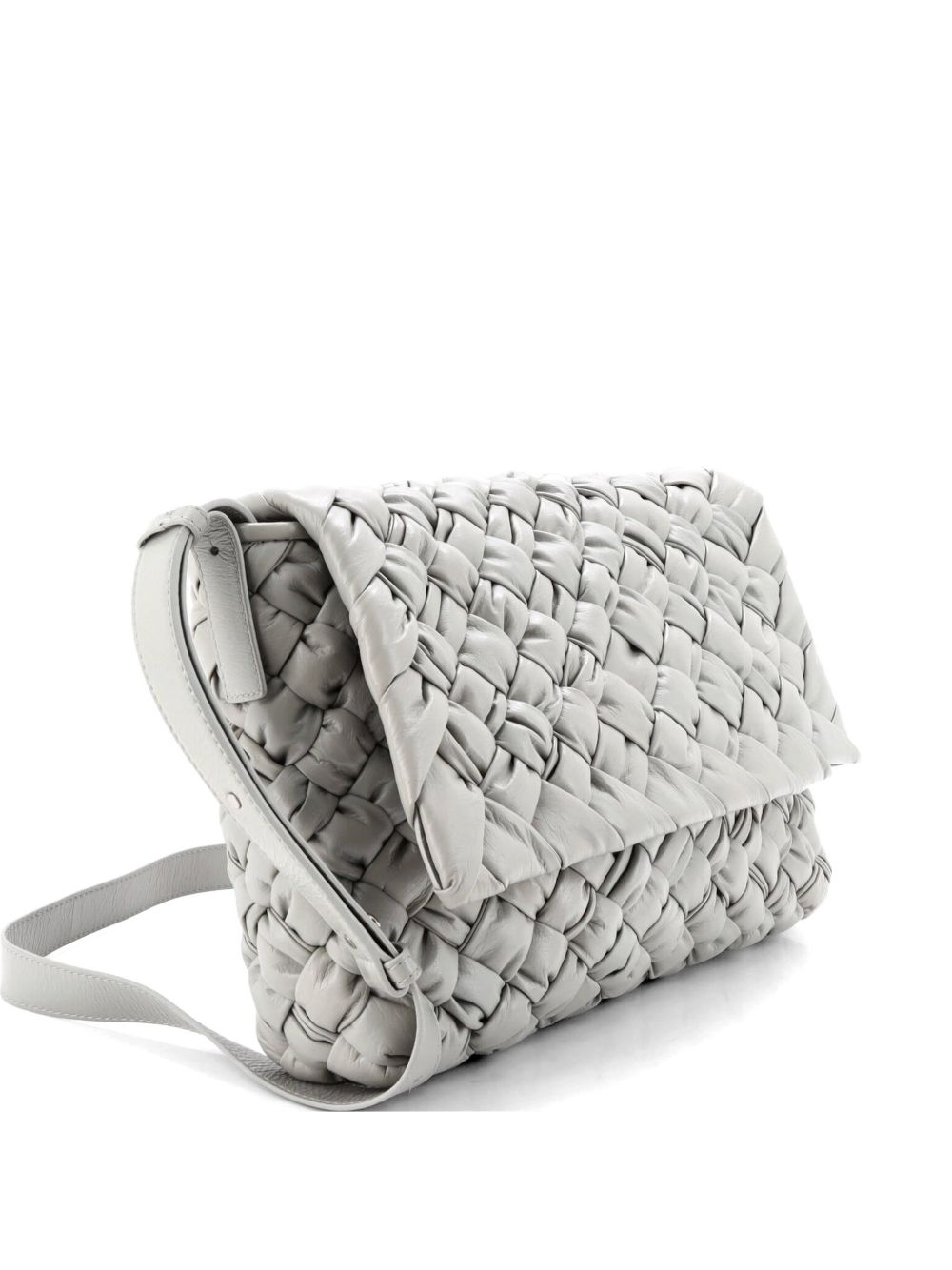 Rumple Messenger Bag Intrecciato Leather Medium crossbody bag