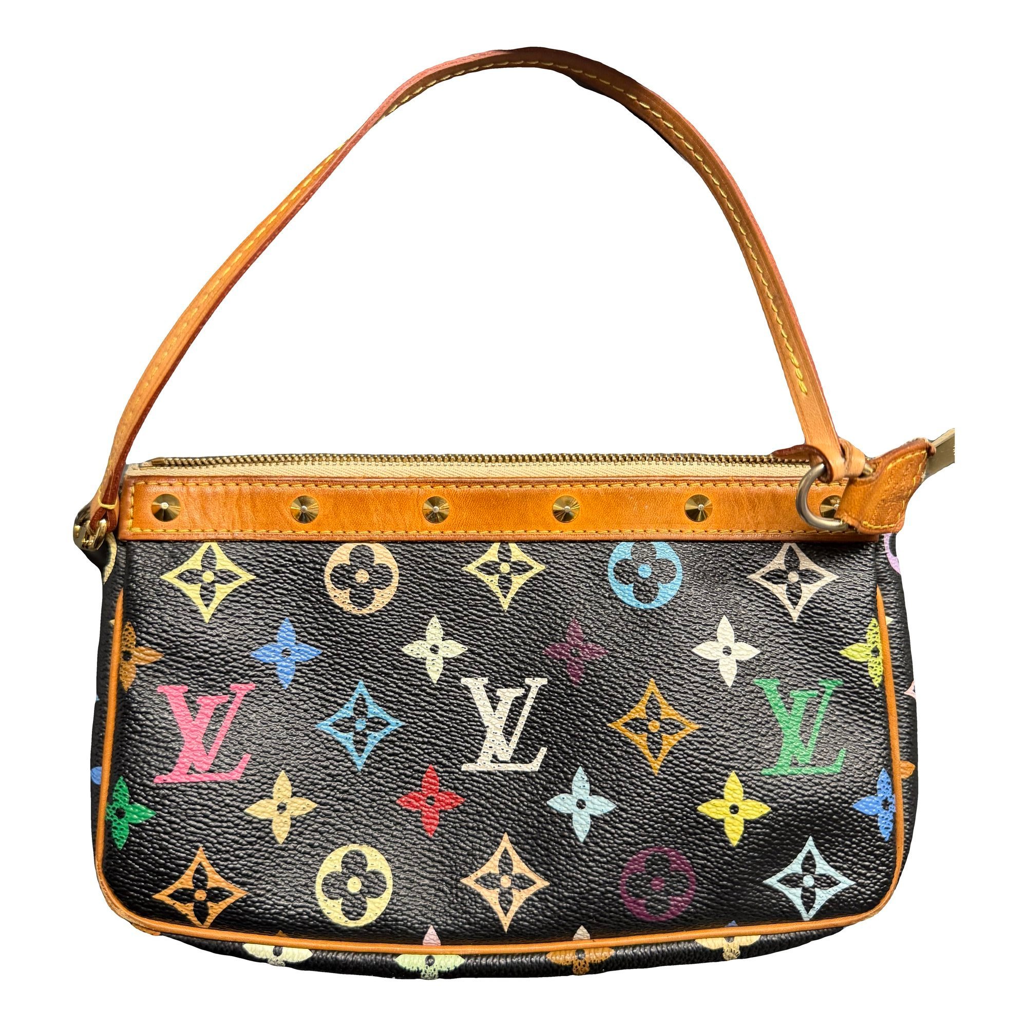 Pochette Accessoire leather handbag