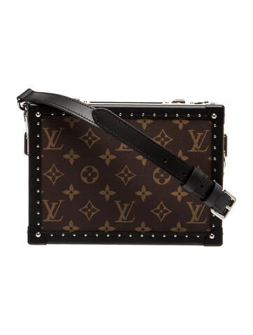 LV Monogram Macassar Canvas Clutch Box