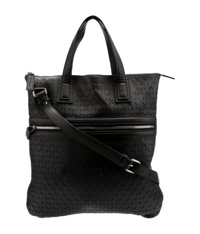 Salvatore Ferragamo Ferragamo Leather Messenger Bag