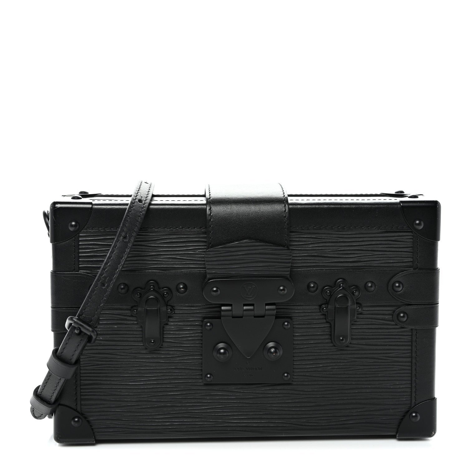 Louis Vuitton Epi Monochrome Petite Malle Black
