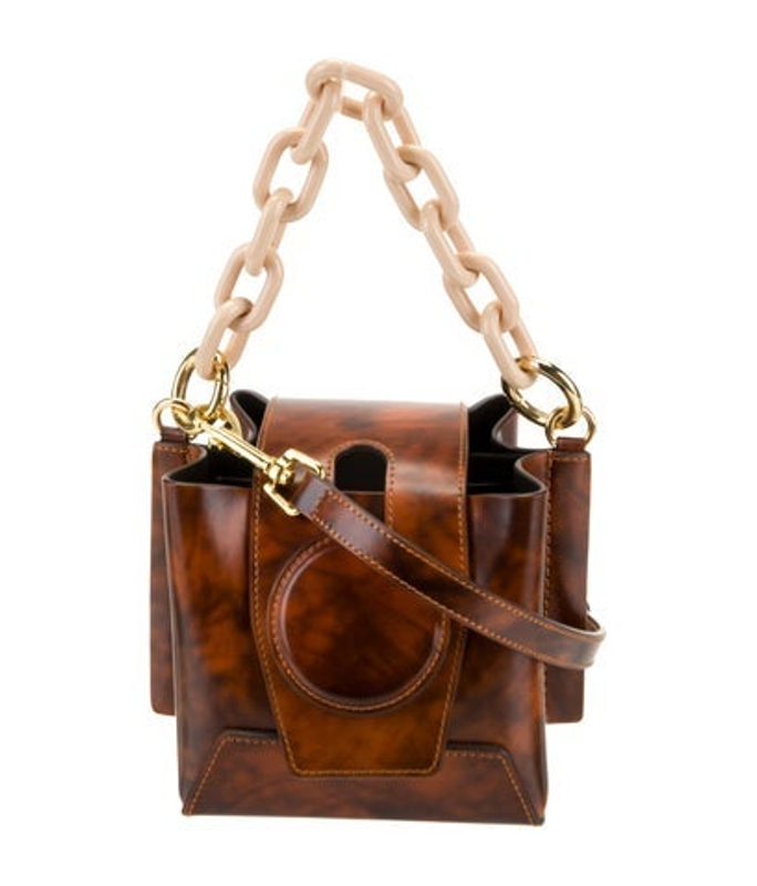 Yuzefi Leather Top Handle Bag