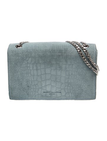 Brandon Blackwood Suede Shoulder Bag