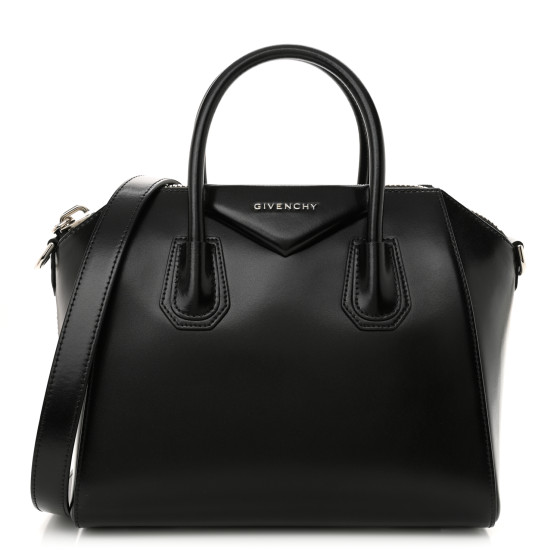 Givenchy Shiny Lord Calfskin Small Antigona Black