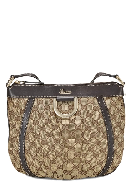 Orginal GG Canvas D-Ring Abbey Messenger