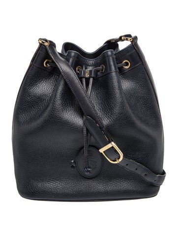 Mark Cross Leather Bucket Bag
