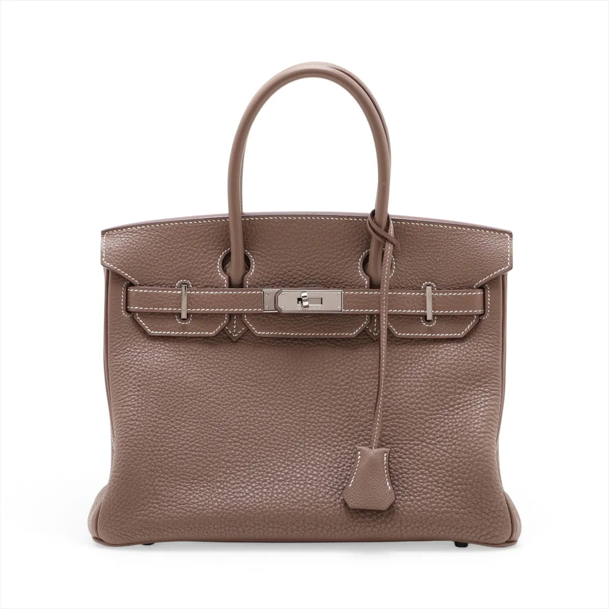 Hermès Birkin 30 Le Tournay Togo Etoupe Silver Metal Fittings