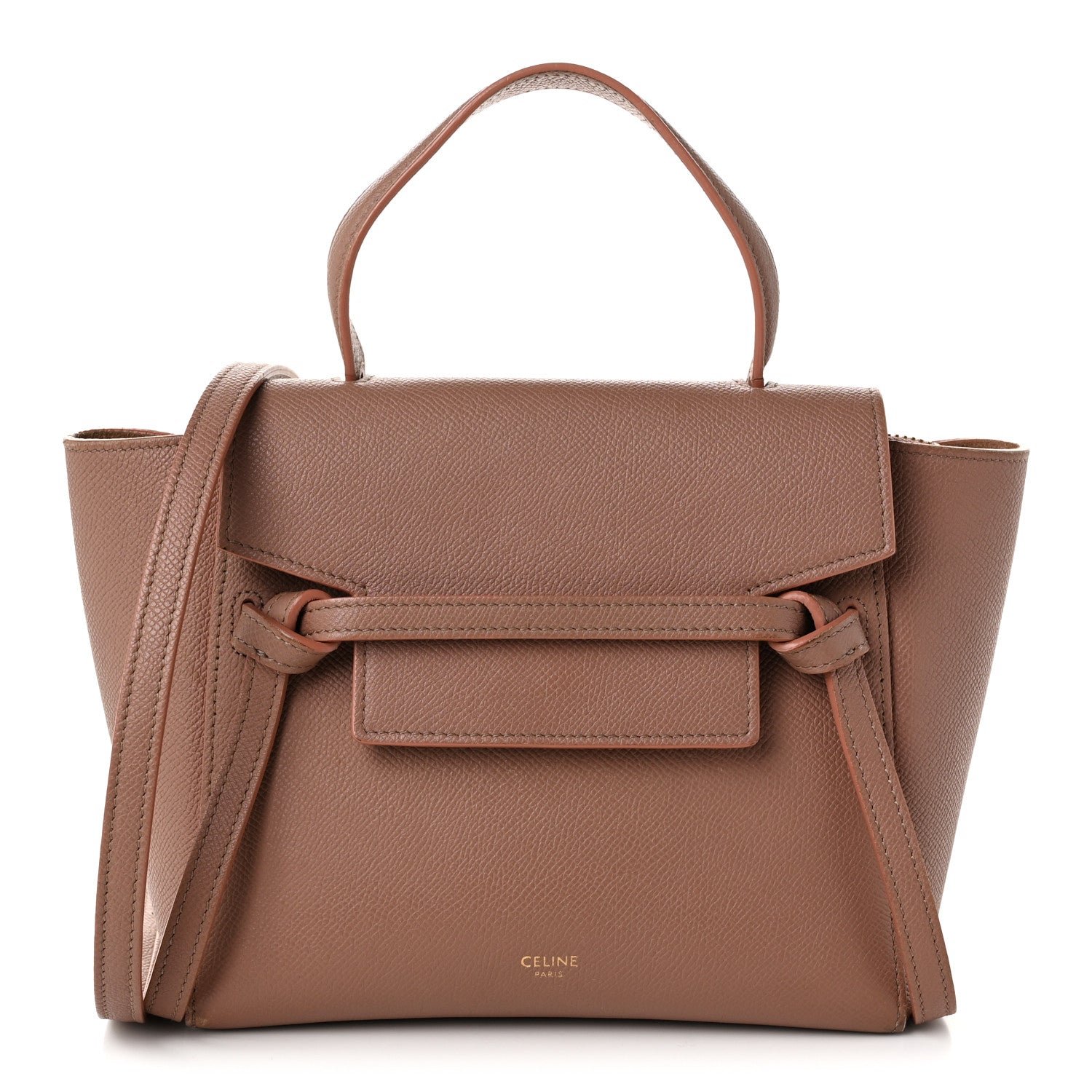 Celine Grained Calfskin Nano Belt Bag Antique Rose
