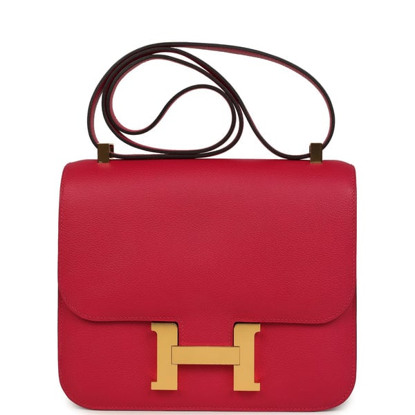 Hermes Hermes Constance 24 Rose Mexico Evercolor Gold Hardware