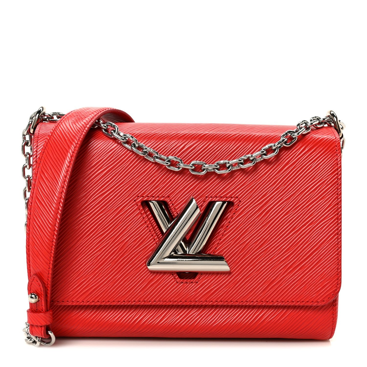 Louis Vuitton Epi Twist Shoulder Bag MM Coquelicot