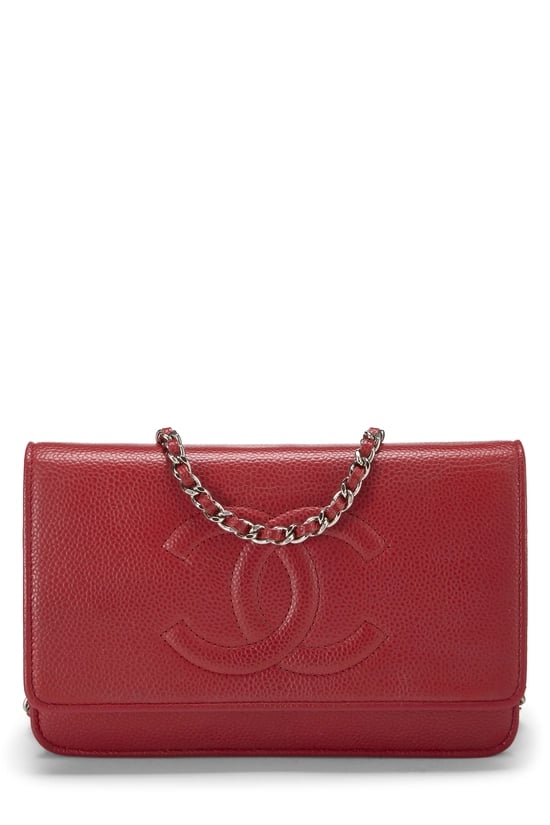 Red Caviar Timeless 'CC' Wallet on Chain (WOC)