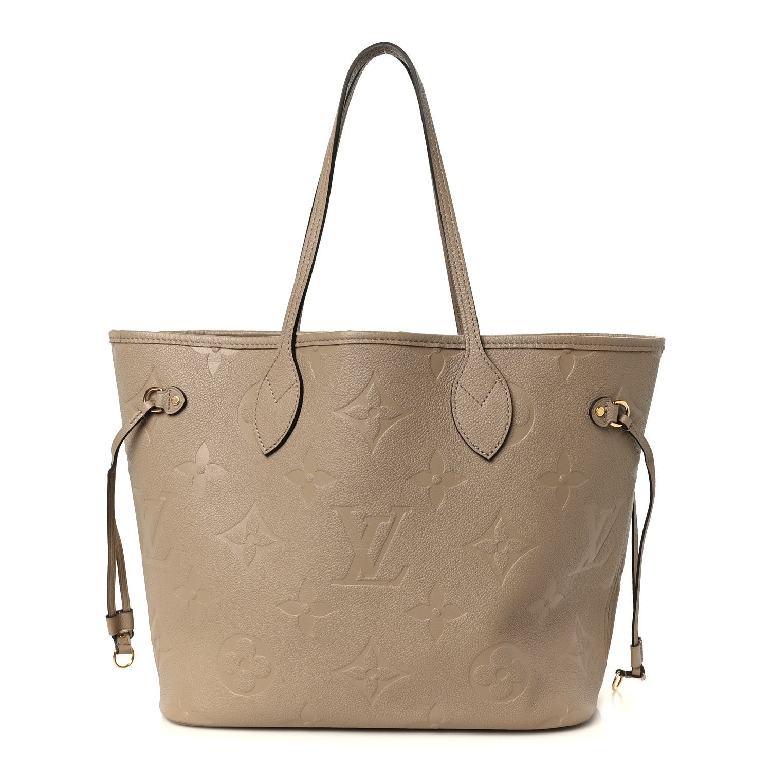Louis Vuitton Louis Vuitton Empreinte Monogram Giant Neverfull MM Tourterelle