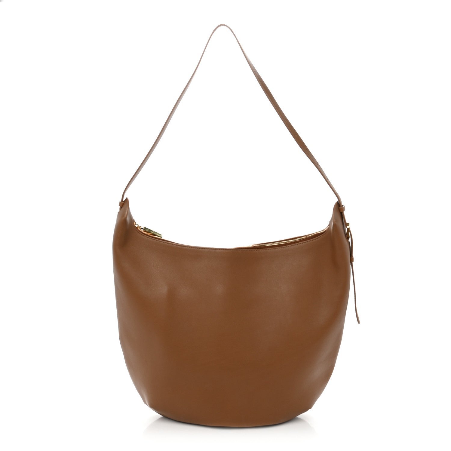 The Row Calfskin N/S Allie Bag Camel