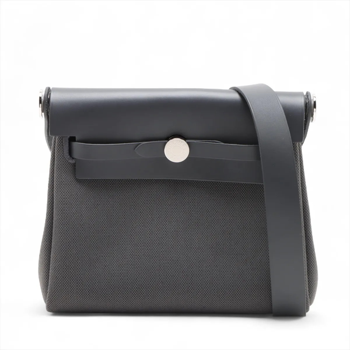 Hermès Yale bag zip 20 Twal military x vash hunter Ardoise Silver Metal Fittings