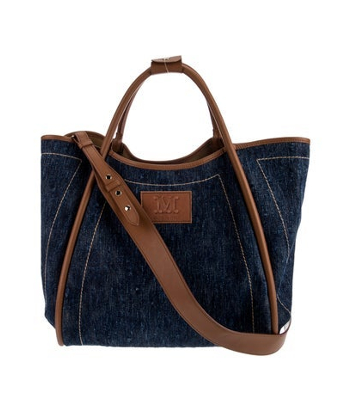 Max Mara Mara Denim Bucket Bag