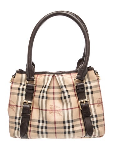 Burberry Haymarket Check Shoulder Bag