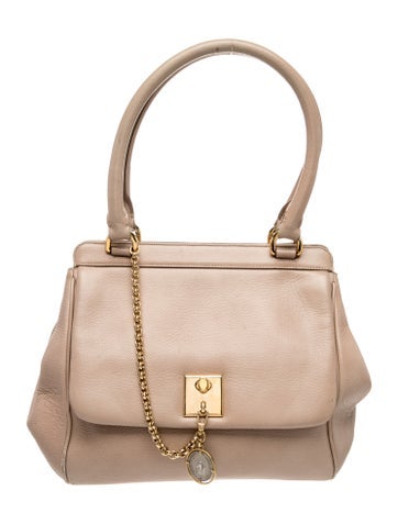 Leather Top Handle Bag